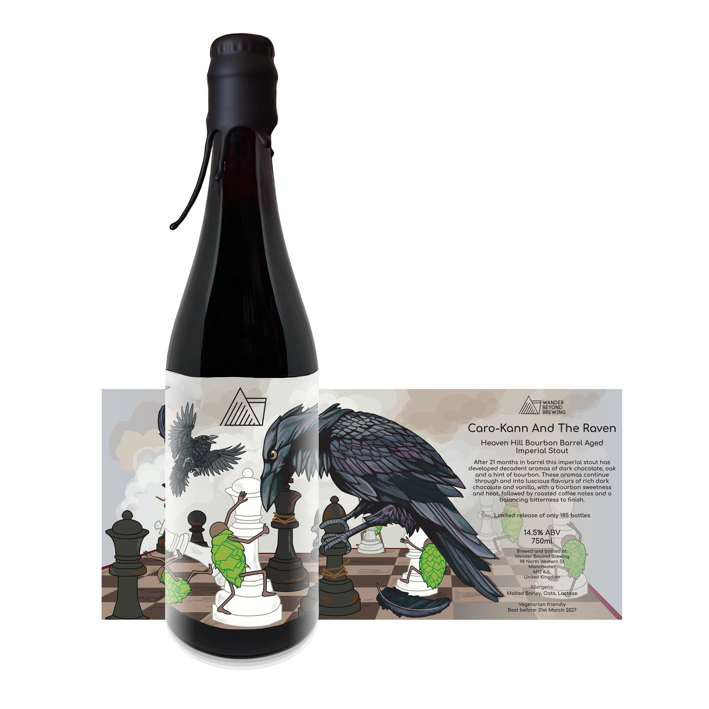 Caro-Kann And The Raven - Heaven Hill Bourbon Barrel Aged Imperial Stout
