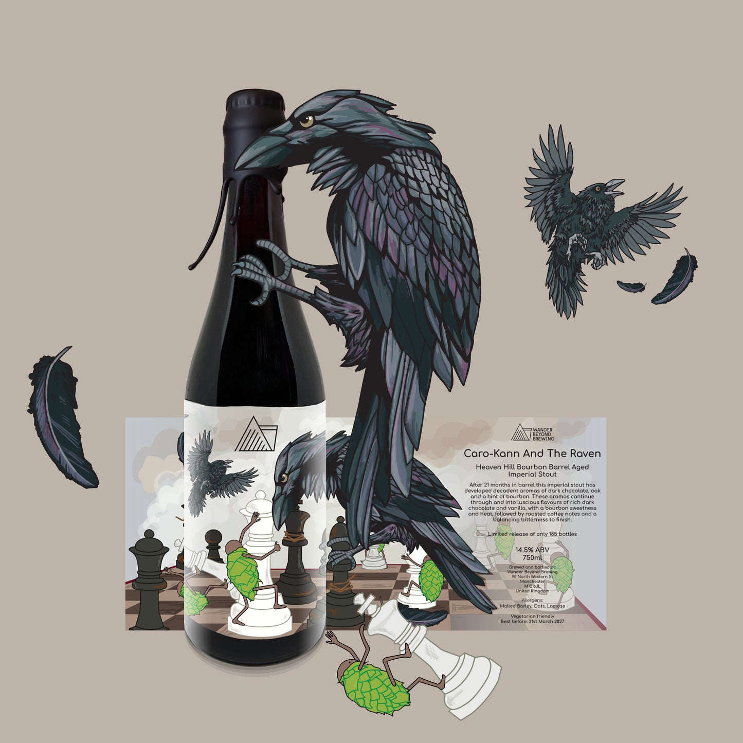 Caro-Kann And The Raven - Heaven Hill Bourbon Barrel Aged Imperial Stout