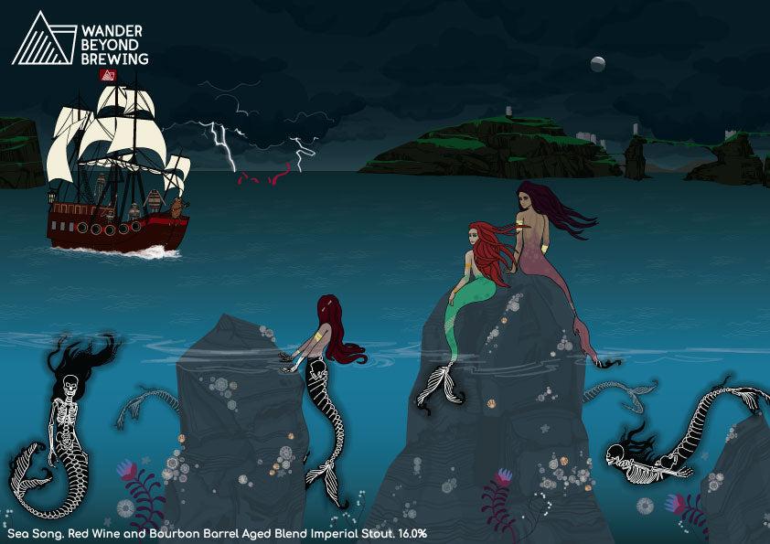 Sea Song - Red Wine and Bourbon BA Blend Imperial Stout
