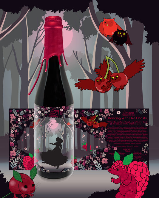 Dancing With Her Ghosts - Whisky Barrel Aged Raspberry & Cherry Dark Chocolate Truffle Imperial Stout
